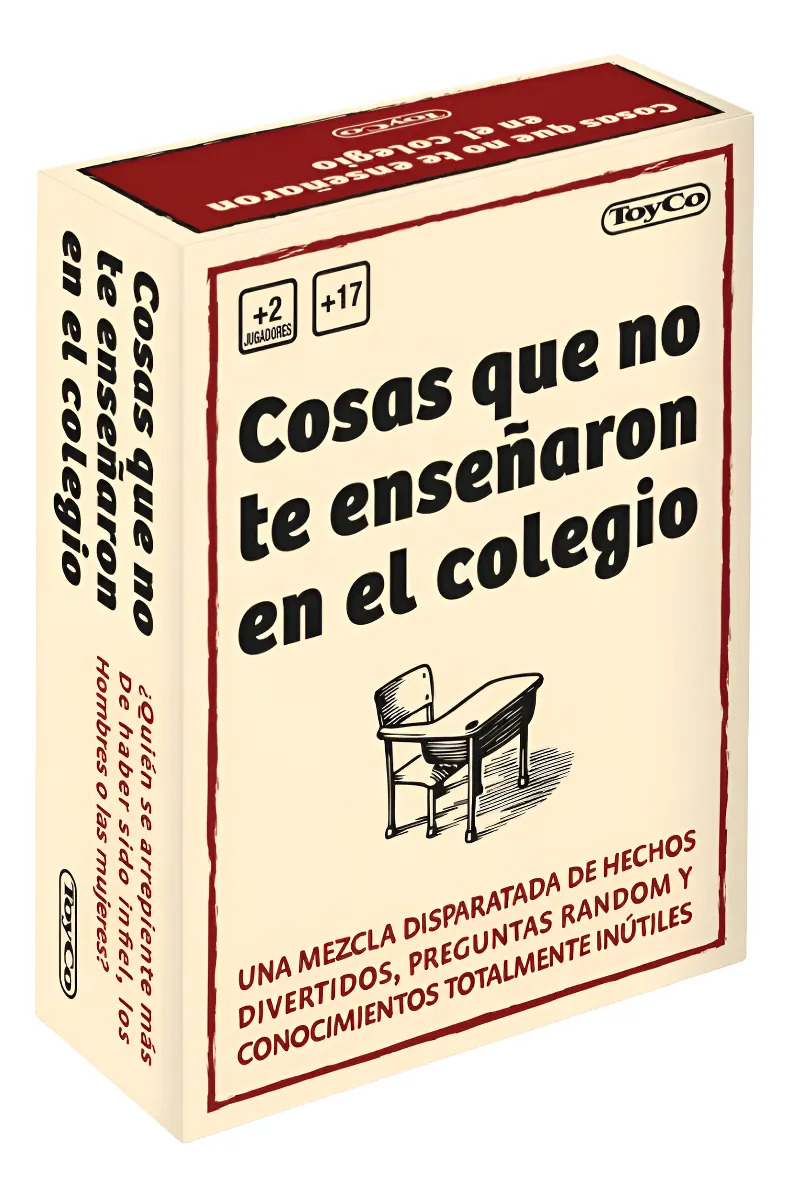 Juego Cosas Que No Te Enseñaron En El Colegio Toyco +17 Años