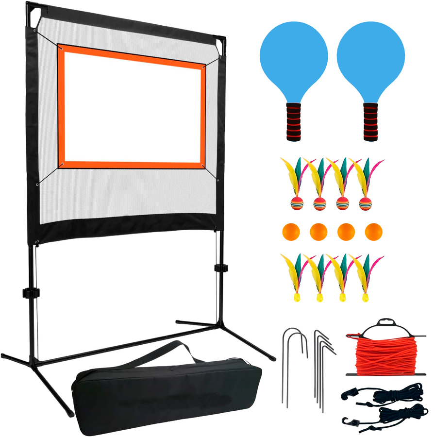 Picklepong Juego Paletas Y Pelota Playa, Jardín, Oficina